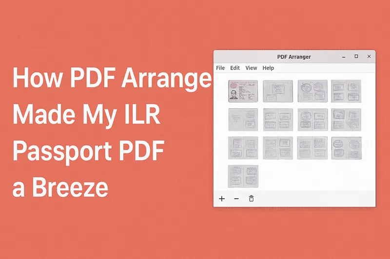 Pdf arrenger in linux is the best pdf tool