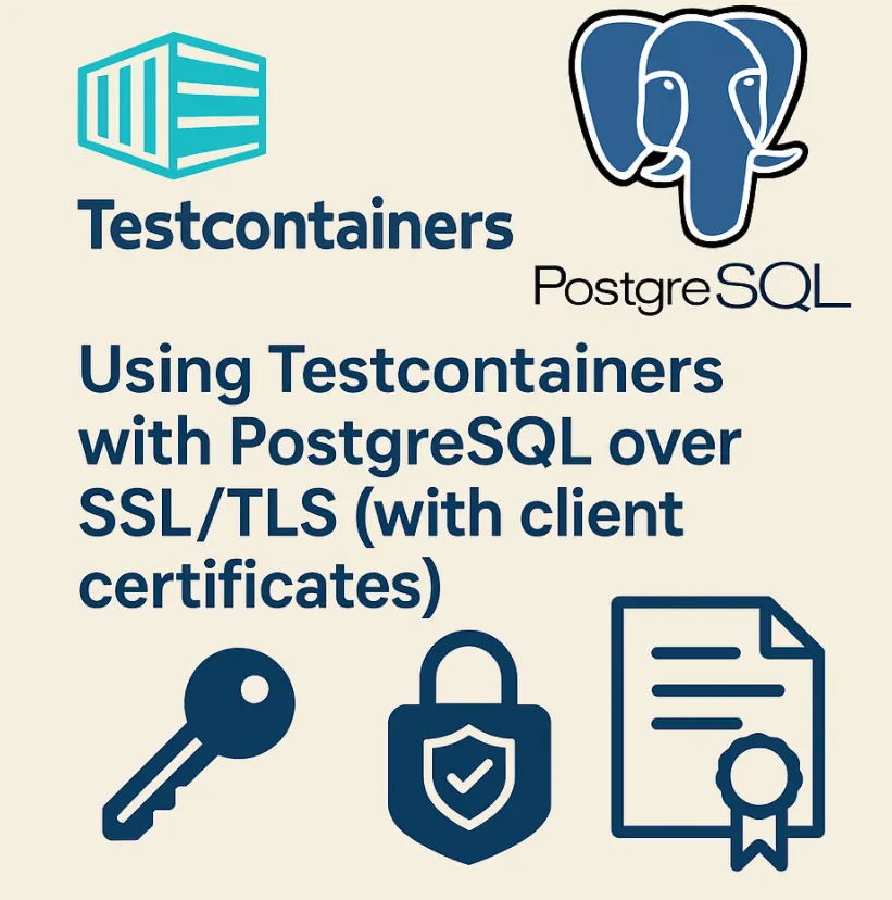 Testcontainers with PostgreSQL and SSL