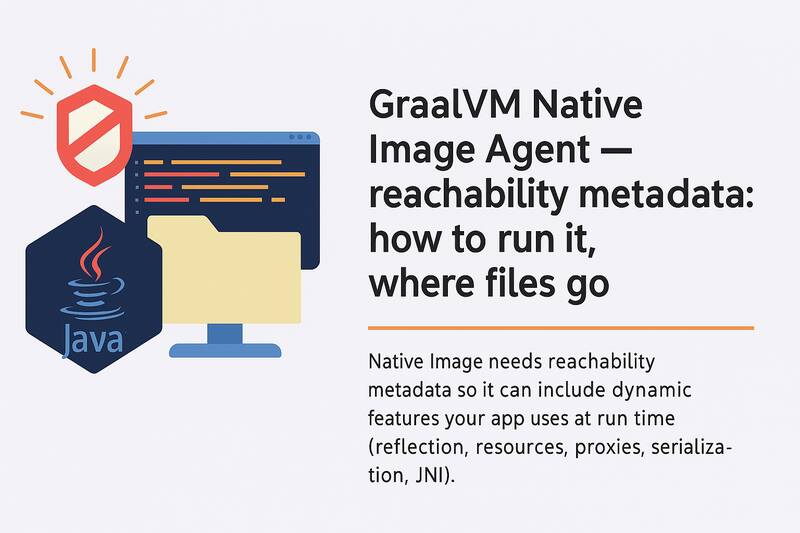 How to run the agent (generic Java) and where the metadata is used