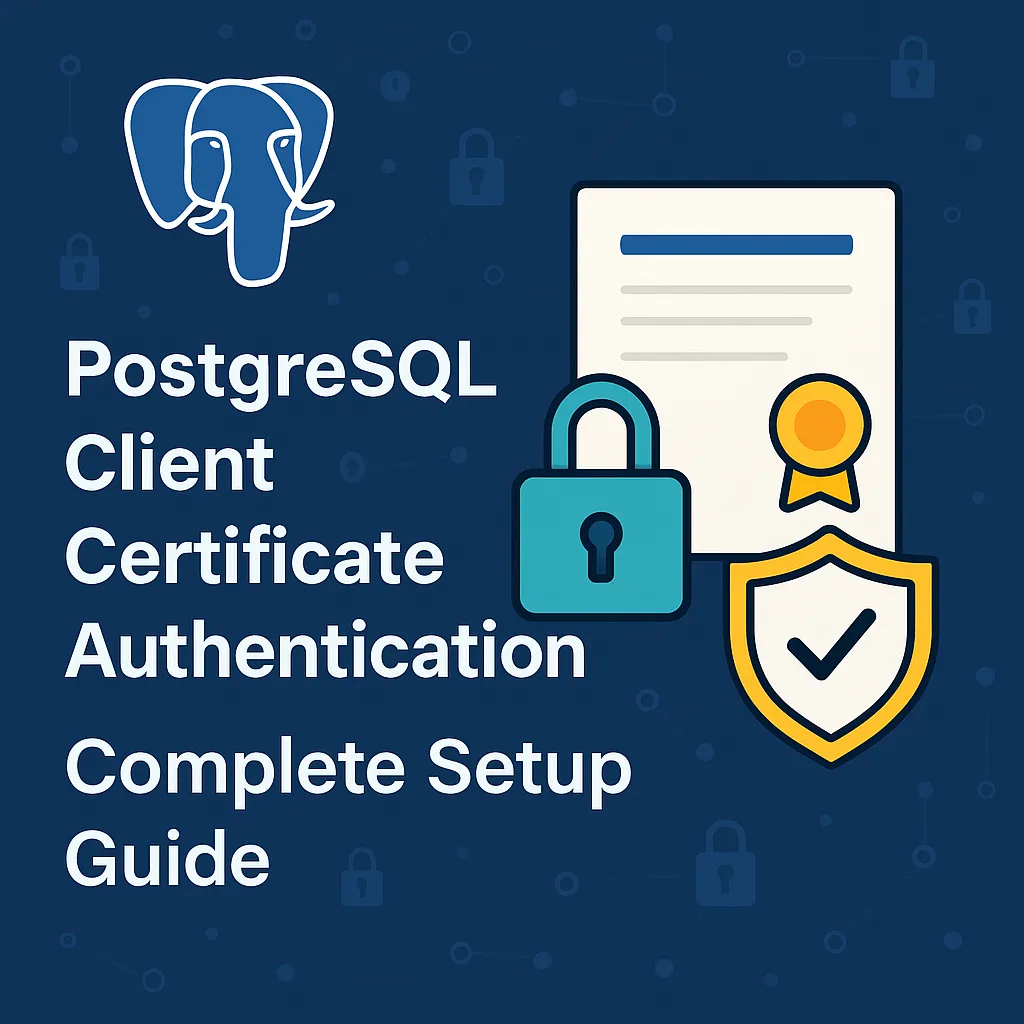 postgresql client certificate authentication