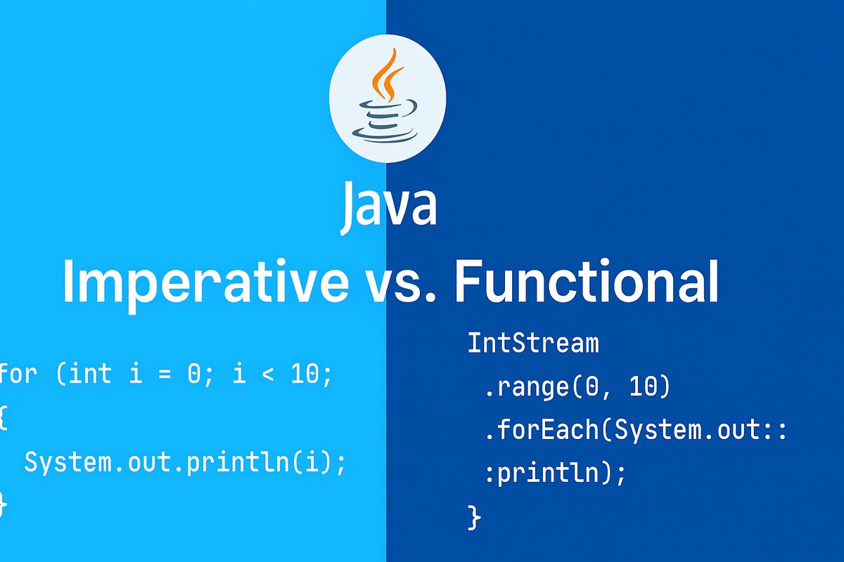 Comparison functional code vs imperative code